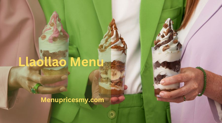 Llaollao Menu